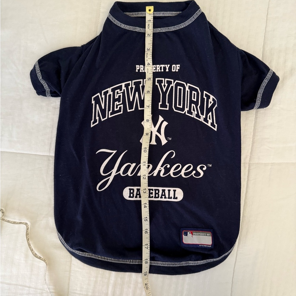 Pets First New York Yankees Dog Tee - Navy